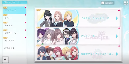 プロデュースシナリオ