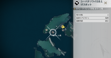 シーバタフライの場所