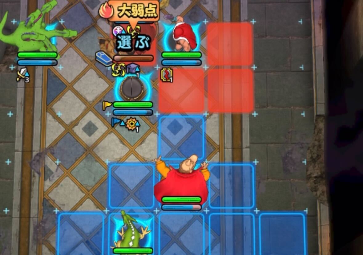 2ターン目に全てのキャラで攻撃できれば倒しきれる