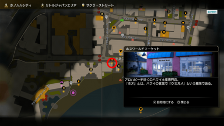 ホヌワールドマーケットの場所画像