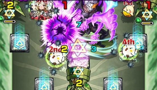 弱点パネルを踏んで攻撃