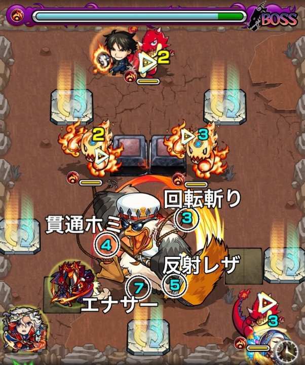 「カモメーノ」のボス1攻略