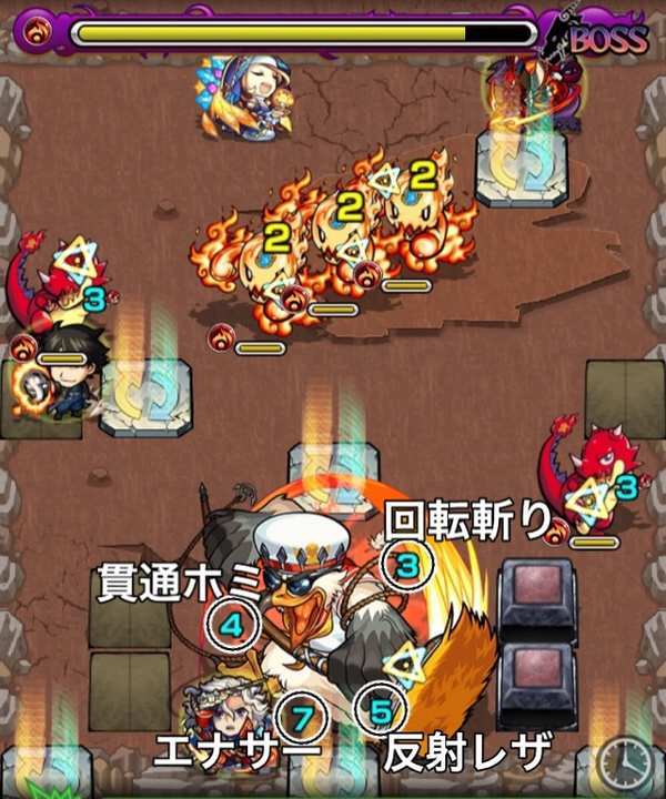 「カモメーノ」のボス3攻略