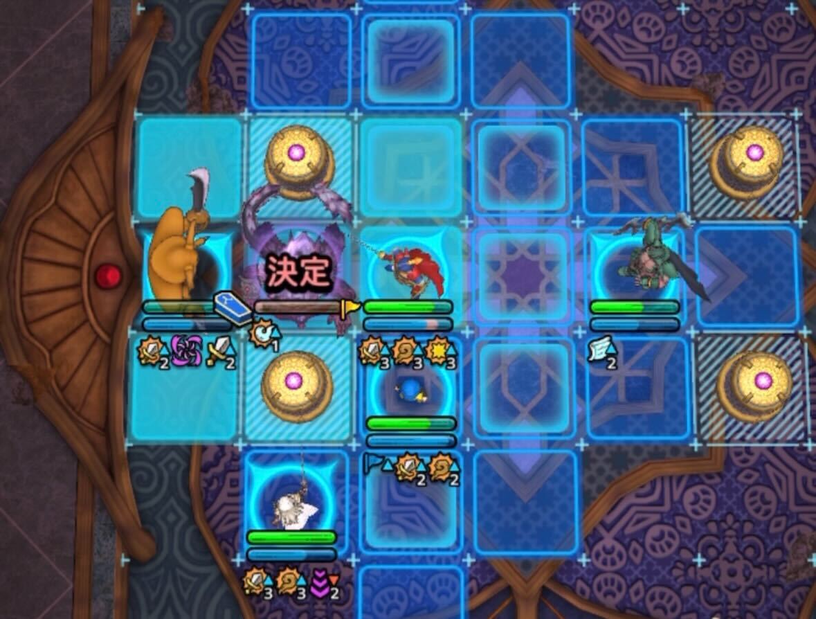 ロト血の追撃込みで集中攻撃して5ターンで倒しきる