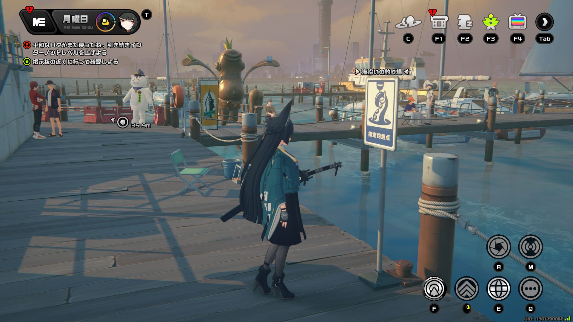 海沿いの釣り場