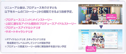 ストーリーの変更点