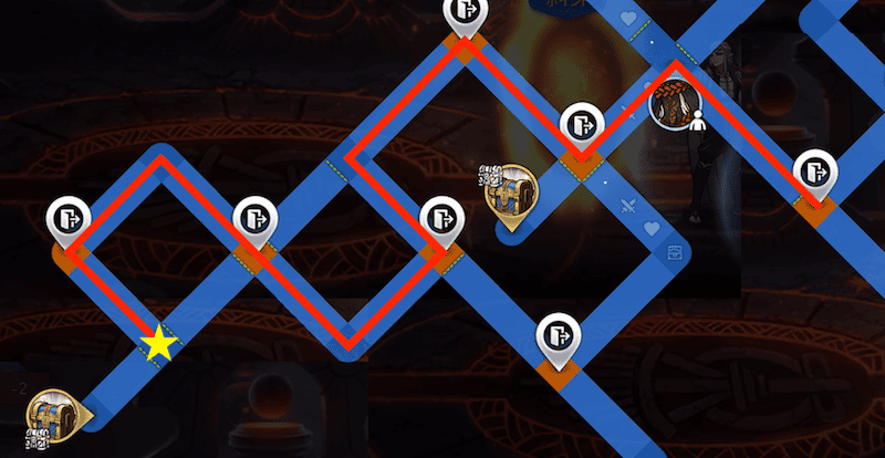 道なりに進んでマップ左端の呪術師と会話する