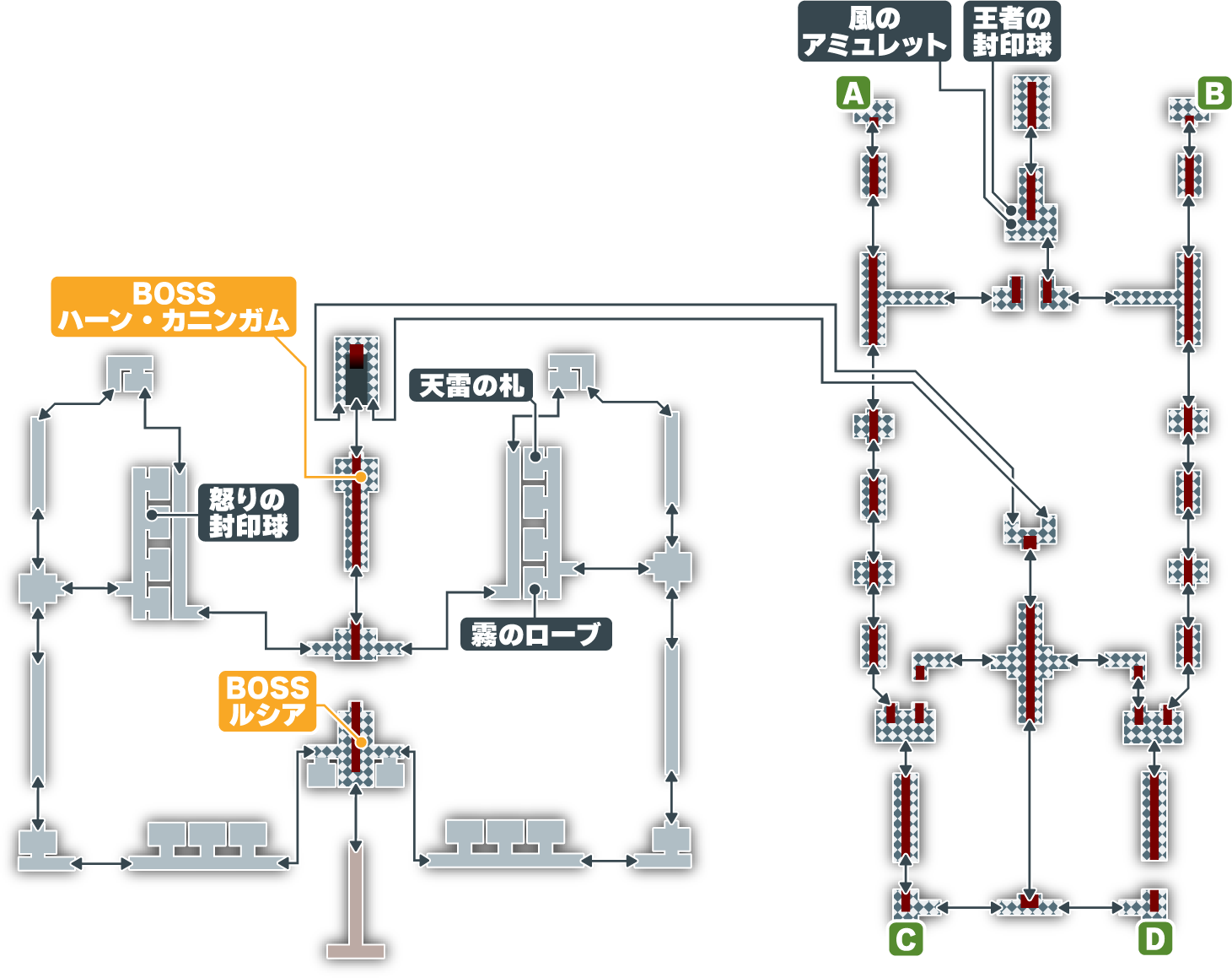 ルルノイエ前半マップ