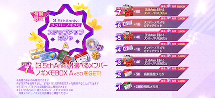 ステップアップガチャ