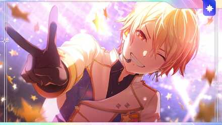 星のように輝くステージを