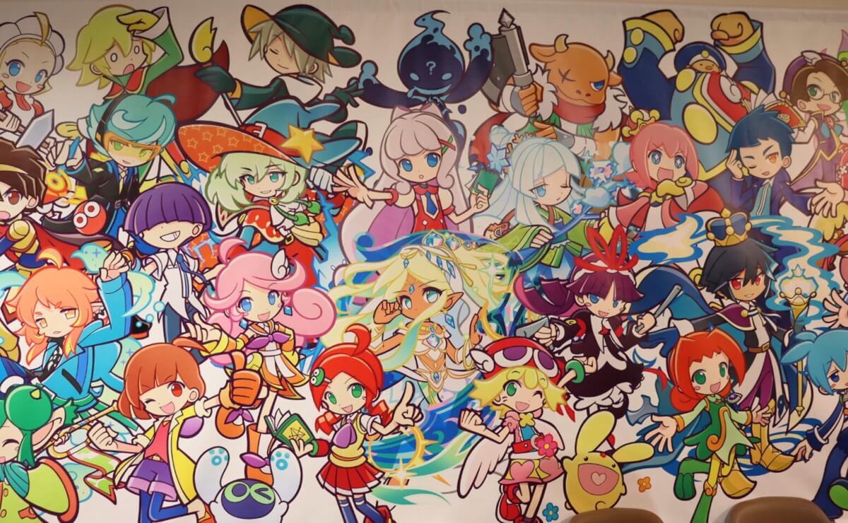 ぷよクエカフェ 壁面