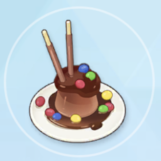 イブキが作ったチョコプリン