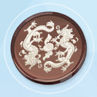 チョコレート版画：竜