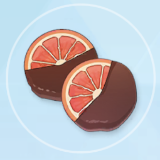 ドライグレープフルーツのチョコがけ