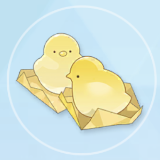 ヒヨコ型のチョコレート