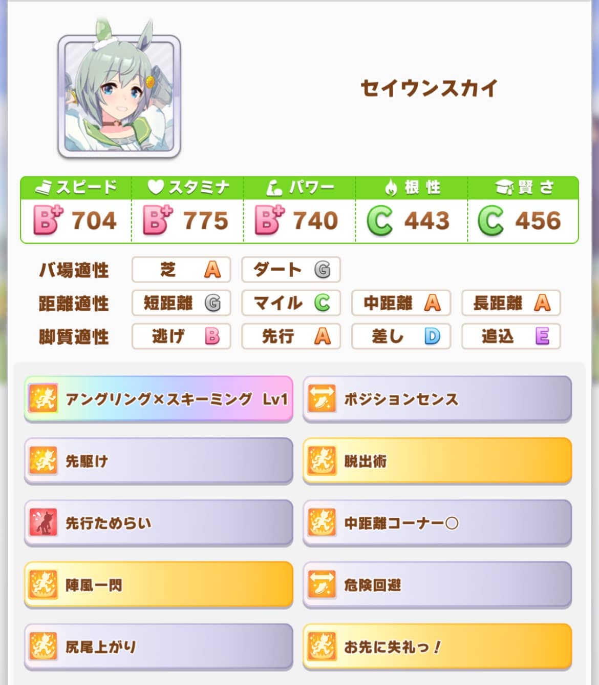 セイウンスカイ