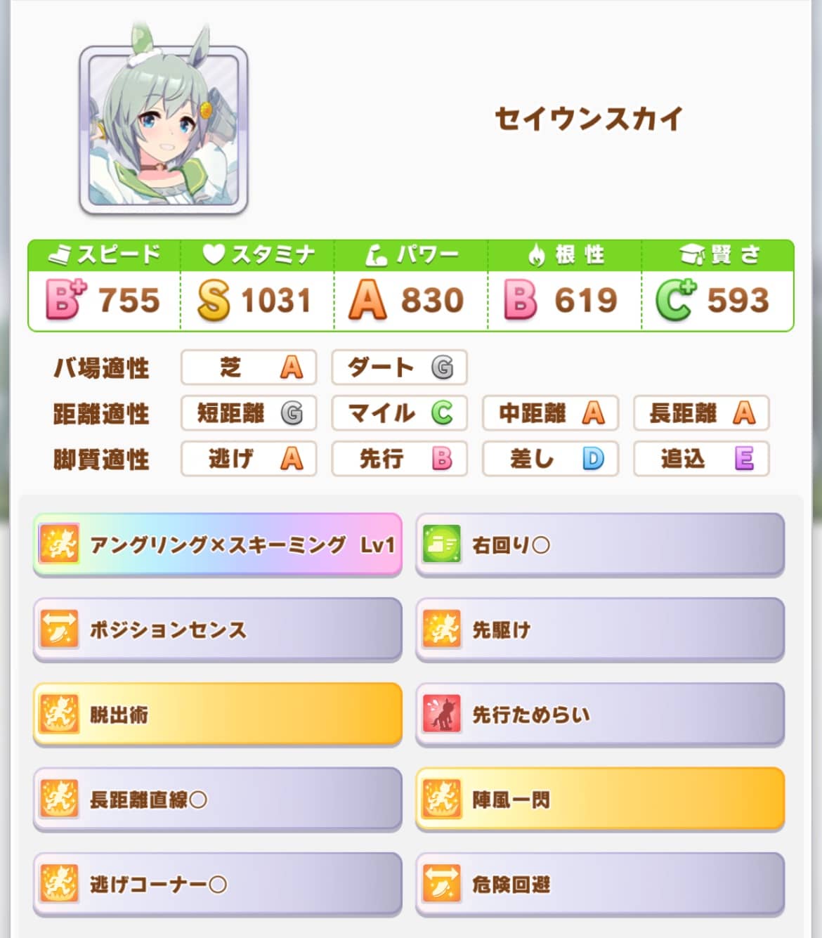 セイウンスカイ