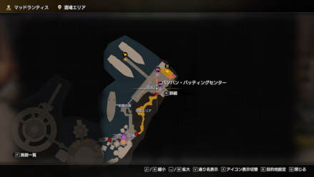 バンバンバッティングマップ画像