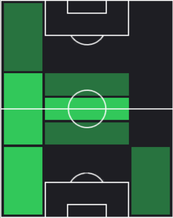 HPラファエル・ゲレイロ(02/20)の適性ポジション