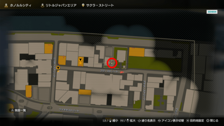 たくさんのお守りのマップ