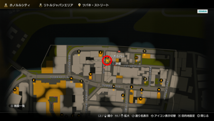 赤い電話ボックスのマップ