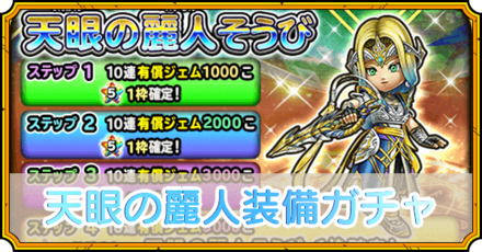 天眼の麗人装備ガチャ