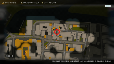 抹茶グラフィティのマップ