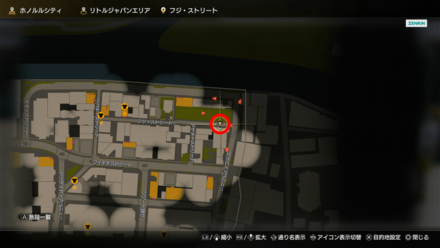 謎の武術マークのマップ