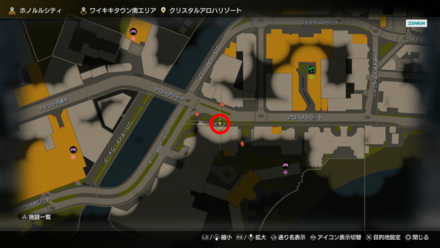 シャンパンタワーのマップ