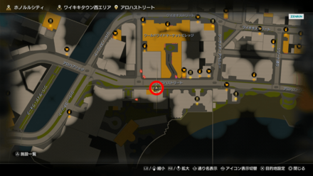 おもしろビルのマップ