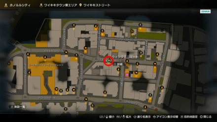 ウィンクミニマートのマップ