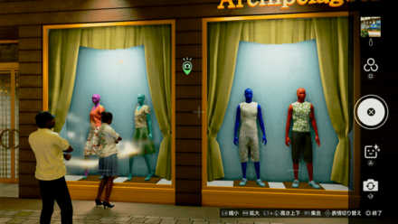 カラフルマネキンの場所