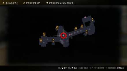 ツボへびのマップ