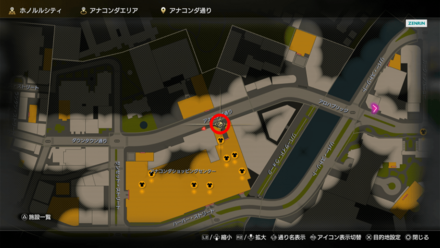 トロピカルショーケースのマップ