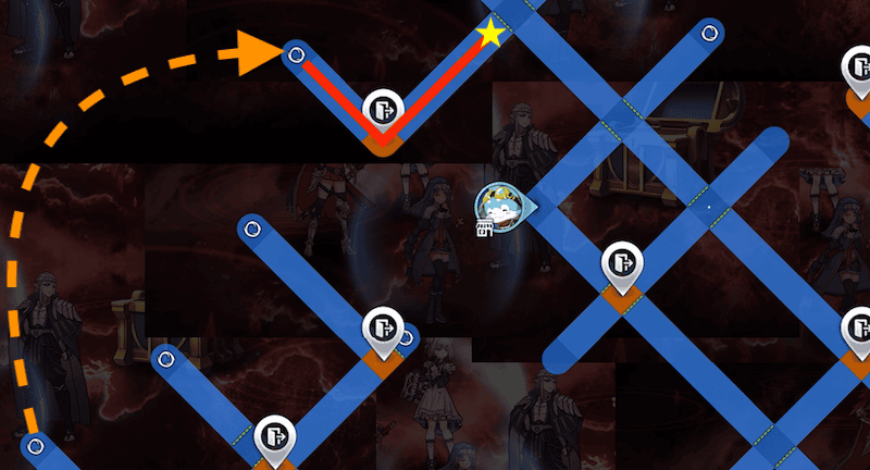 ワープで飛んで封鎖箇所にいる敵を倒す