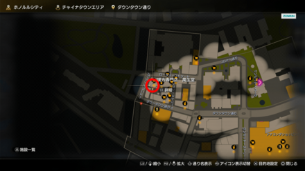 高麗人参ちゃんのマップ