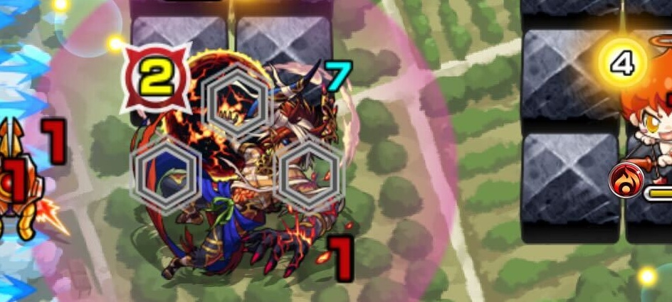 封印弱点を攻撃する