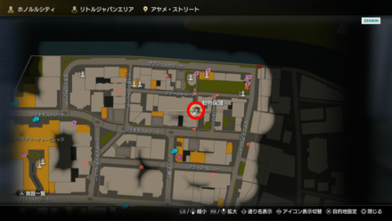 アラームのマップ