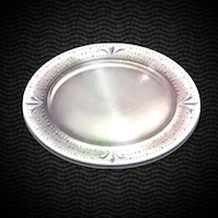 プラチナの皿画像