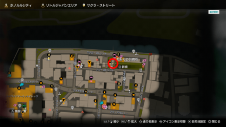 ホノルルシティ17のマップ