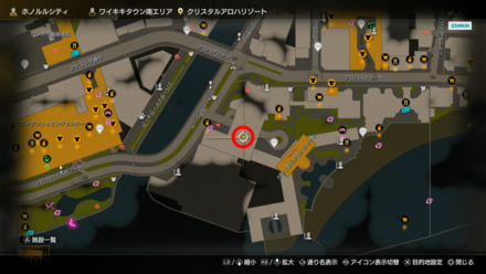 ホノルルシティ4のマップ