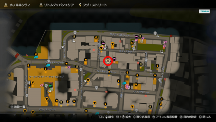 ホノルルシティ13のマップ