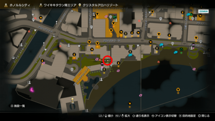 ホノルルシティ1のマップ