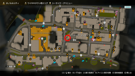 ホノルルシティ12のマップ