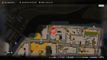 オビスポの場所