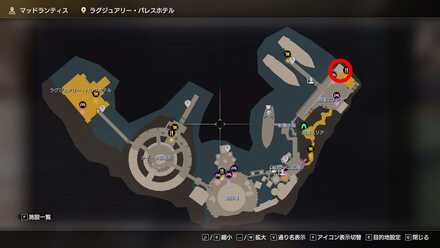 マッドランティス3のマップ