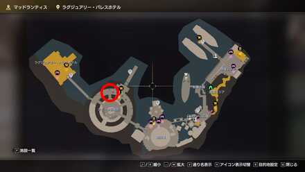 マッドランティス1のマップ