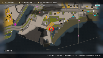 光精のランプのマップ