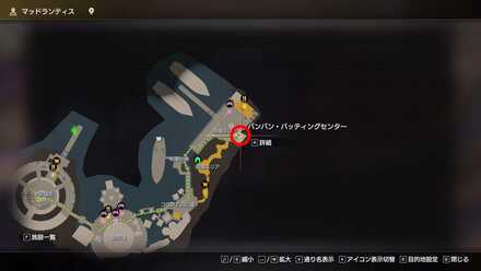 リング・オブ・ロックのマップ