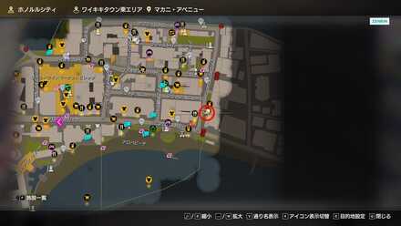 威光のスクロールのマップ